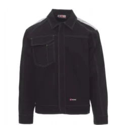 Fuori tutto -Giubbotto modello Jeans con Dettagli Riflettenti Safe - Payper taglia 4XL blu navy