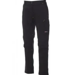 Fuori tutto -Pantalone da lavoro Worker Tech Multitasche Multistagione con Ginocchiere - Payper AY 7309 taglia 3XL nero/nero
