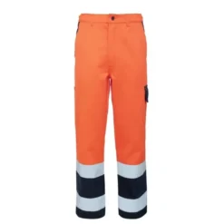 Fuori tutto - Pantalone invernale da Lavoro Alta Visibilità Multitasche Rossini Hi-Vis A00131 Colore Arancio Taglia L