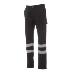 Fuori tutto - Pantalone Unisex da lavoro 100% Cotone Multitasche Payper Worker Winter Reflex AY 7307 taglia XL blu navy