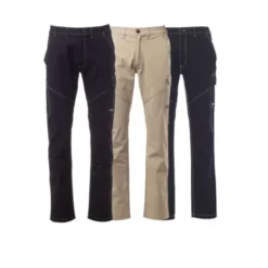 Fuori tutto-Pantalone Unisex da lavoro Stretch Multitasche Payper Worker Stretch Summer AY 7312 taglia 2XL nero