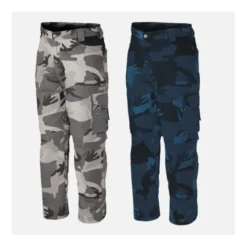 Fuori tutto - Pantaloni ISSA LINE Mimetici 8029N Estivi Leggeri taglia S colore blu