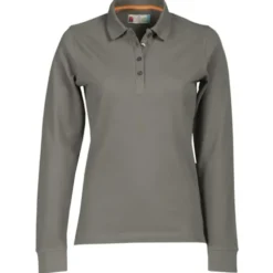 Fuori tutto - Polo a Manica Lunga Florence Donna con Cuciture Stretch in 100% Cotone - Payper AY 7516 taglia XL bianco