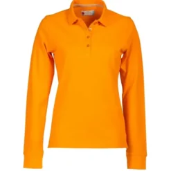 Fuori tutto - Polo a Manica Lunga Florence Donna con Cuciture Stretch in 100% Cotone - Payper AY 7516 taglia XL bianco