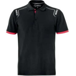 Fuori tutto - Polo da lavoro PORTLAND Sparco in cotone 100% - Nero Taglia L