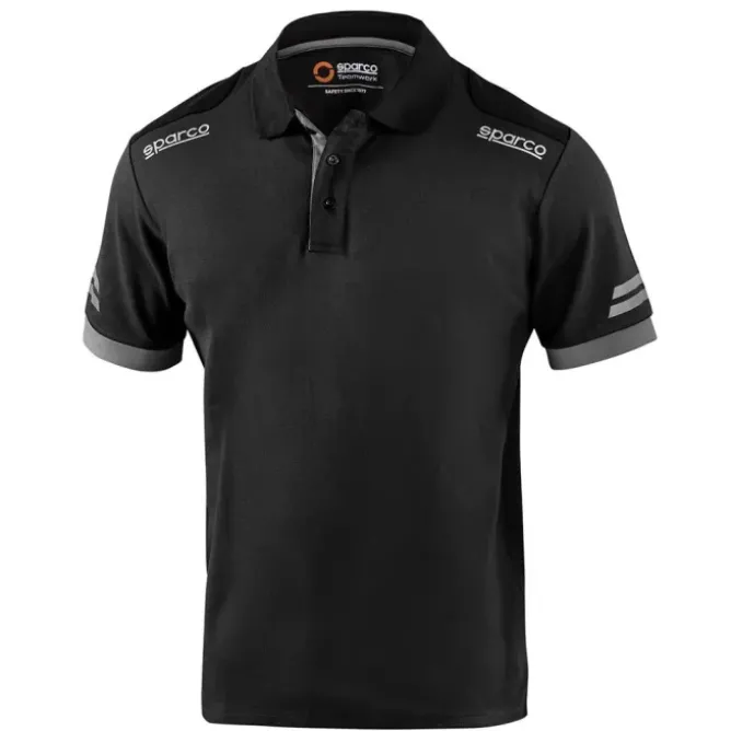 Fuori tutto- Polo da lavoro Sparco Tech 02415 taglia XL nero azzurro