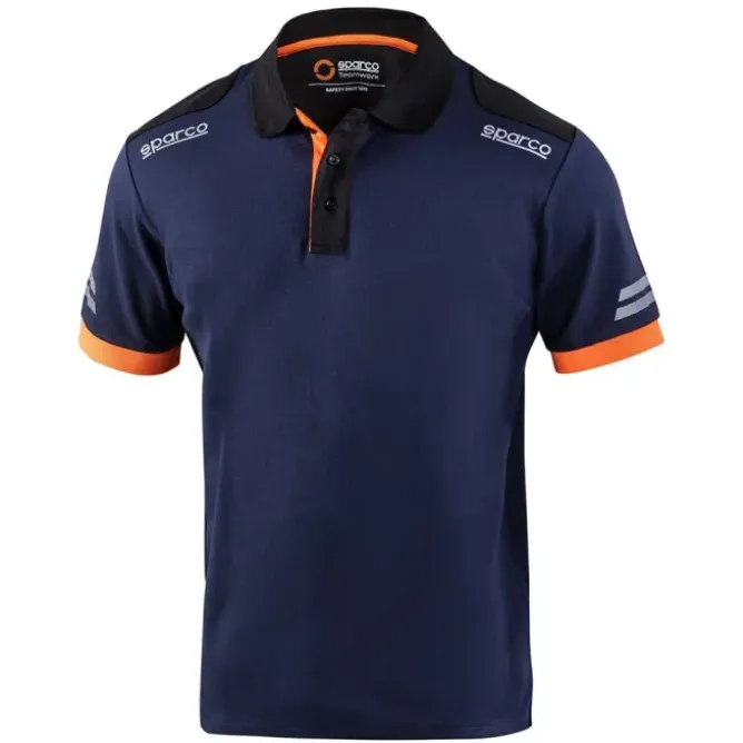 Fuori tutto- Polo da lavoro Sparco Tech 02415 taglia XL nero azzurro