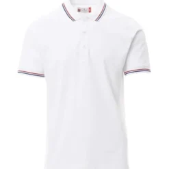 Fuori tutto -Polo Unisex France Manica Corta con Tricolore a Contrasto - Payper taglia 3XL blu navy