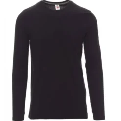 Fuori Tutto - T-shirt Girocollo a Manica Lunga in Cotone Pineta - Payper AY 7500 grigio smoke taglia M
