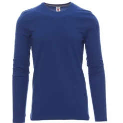 Fuori Tutto - T-shirt Girocollo a Manica Lunga in Cotone Pineta - Payper AY 7500 grigio smoke taglia M
