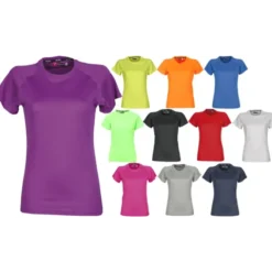 Fuori tutto - T-shirt Runner Donna Tecnica Sportiva con Manica Raglan - Payper RUNNER LADY Taglia L Colore Nero