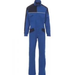 Fuori tutto -Tuta da lavoro Bicolore Multitasche Elasticizzata Promotech - Payper taglia L blu royal/blu navy
