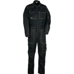 Fuori tutto - Tuta da Lavoro Multitasche Cofra Marseilles 100% Cotone Canvas V056-0-01 Taglia 46 colore nero nero