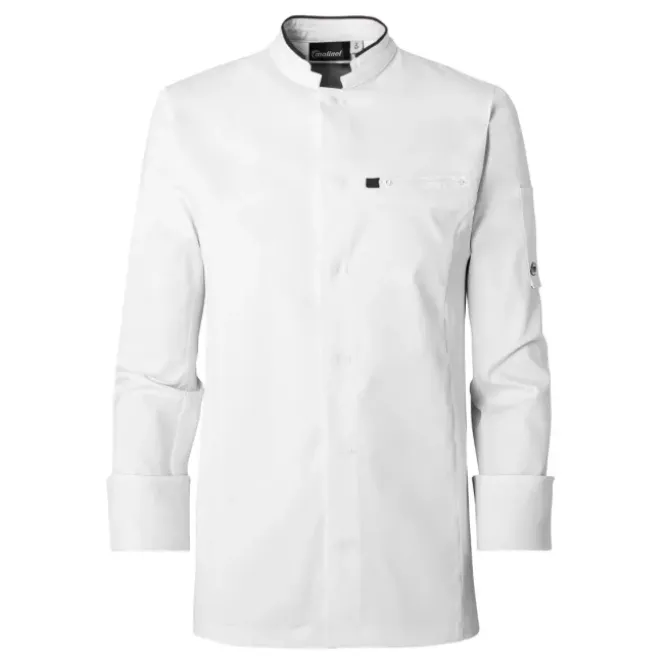 Giacca da Cuoco Molinel Crush 08953793001 Chef Cucina Maniche Lunghe Stretch