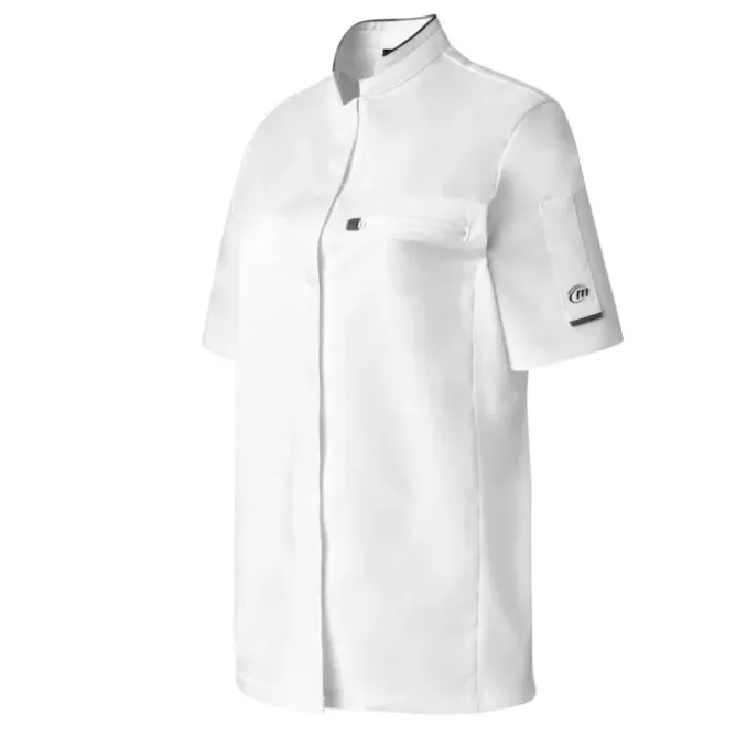 Giacca da Cuoco Molinel Crush 08983793077 Chef Cucina Maniche Corte Stretch Donna