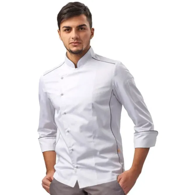 Giacca da Lavoro Chef Adrian profilo Tortora Siggi - 28GA0193/00-0655
