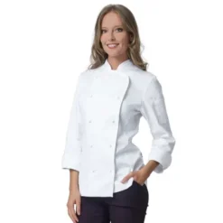 Giacca da Lavoro Chef Amabel da Donna 100% Cotone Siggi - 28GA0194/00-9000