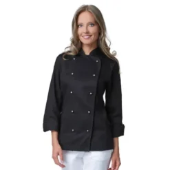 Giacca da Lavoro Chef Amabel da Donna 100% Cotone Siggi - 28GA0194/00-9000
