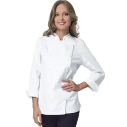 Giacca da Lavoro Chef Emma da Donna 100% Cotone Siggi - 28GA0194/00-9000