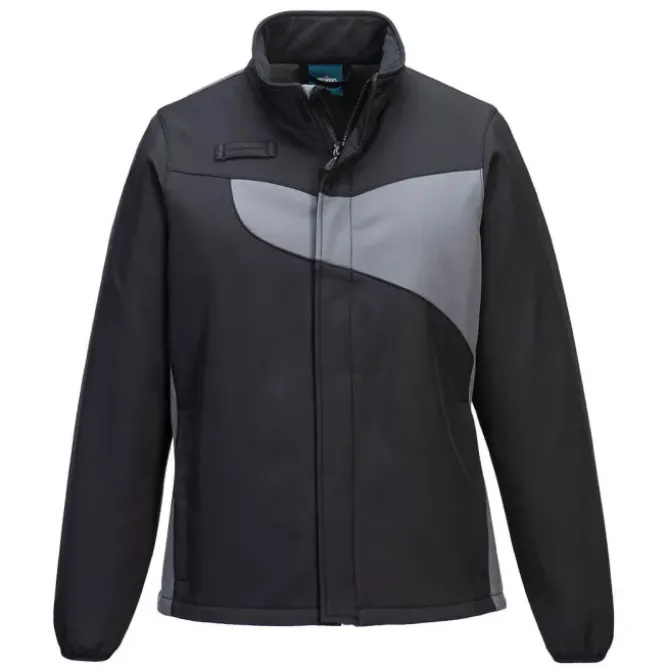Giacca da Lavoro Softshell Antivento Impermeabile Multitasche Metalfree da Donna Portwest PW278