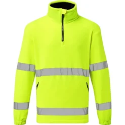 Giacca in Pile da Lavoro Alta Visibilità Mezza Zip Portwest F302