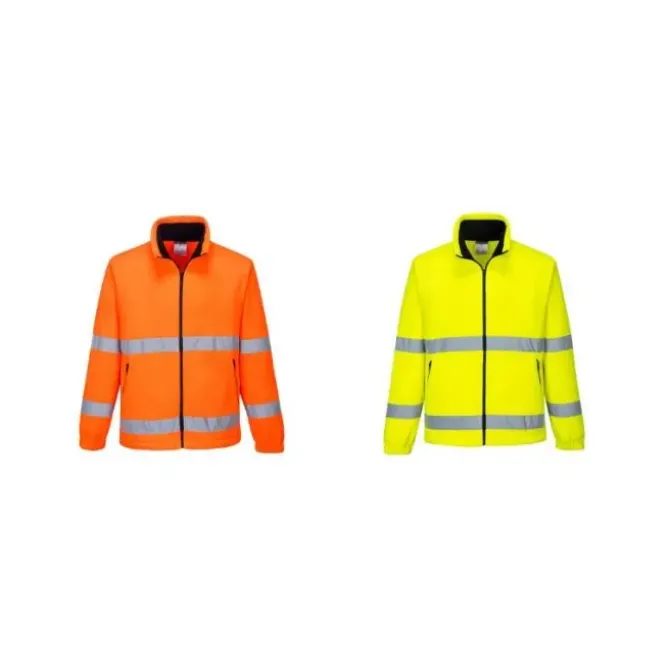 Giacca in Pile da Lavoro Alta Visibilità Zip Intera Portwest F303