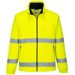 Giacca in Pile da Lavoro Alta Visibilità Zip Intera Portwest F303