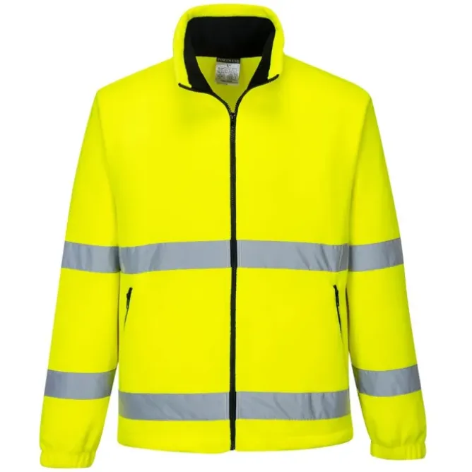 Giacca in Pile da Lavoro Alta Visibilità Zip Intera Portwest F303
