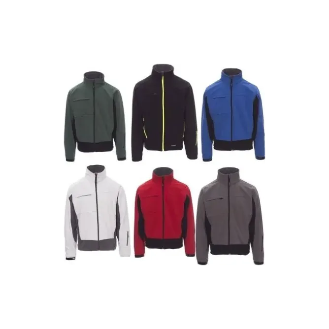 Giacca Softshell Multitasche Ergonomica Bicolore Storm - Payper AY 7237