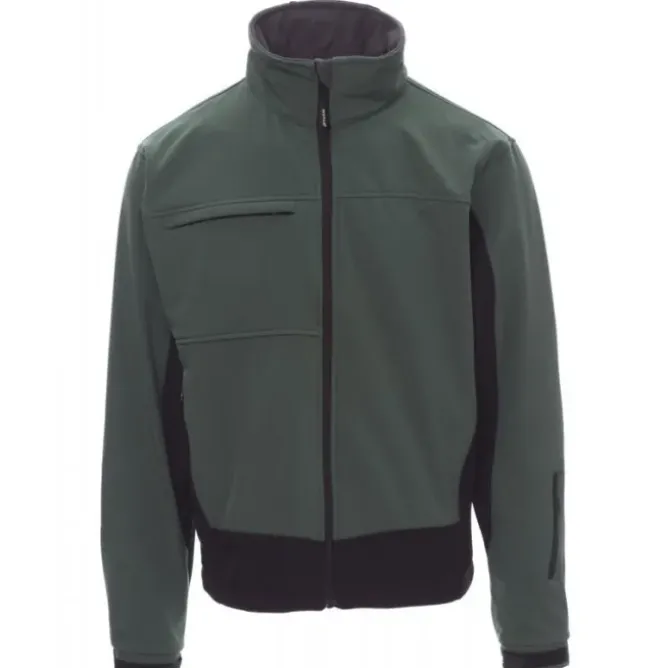 Giacca Softshell Multitasche Ergonomica Bicolore Storm - Payper AY 7237