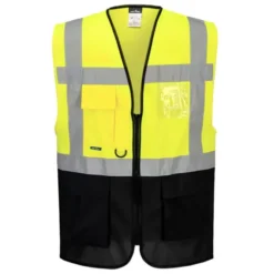 Gilet da Lavoro Alta Visibilità Multitasche Varsavia Executive Portwest C476