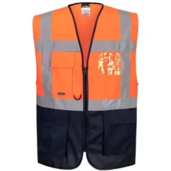 Gilet da Lavoro Alta Visibilità Multitasche Varsavia Executive Portwest C476