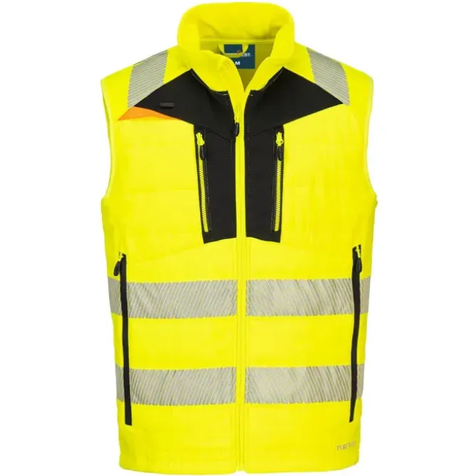 Gilet da Lavoro Alta Visibilità Multitasche Softshell DX4 Portwest DX479