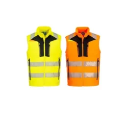 Gilet da Lavoro Alta Visibilità Multitasche Softshell DX4 Portwest DX479