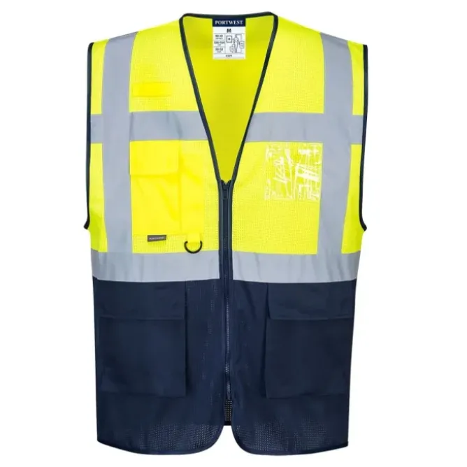 Gilet da Lavoro Bicolore Executive MeshAir Portwest C377