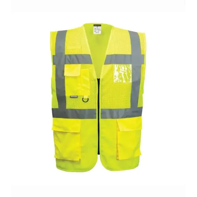 Gilet da Lavoro Executive Madrid Mesh Alta Visibilita Portwest C496
