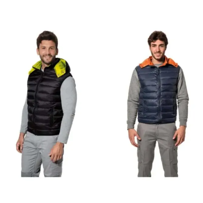 Gilet da lavoro Imbottito con cappuccio staccabile Logica KART1-L