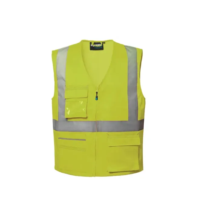 Gilet da Lavoro Multitasche Alta Visibilità Rossini Ken Hi-Vis HH229