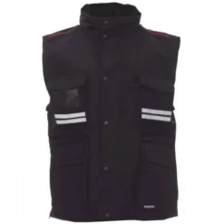 Gilet da lavoro Multitasche con Interno Imbottito e Cappuccio Staccabile Flight - Payper