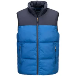 Gilet da Lavoro Multitasche Impermeabile Zip Intera Baffle Portwest KX305