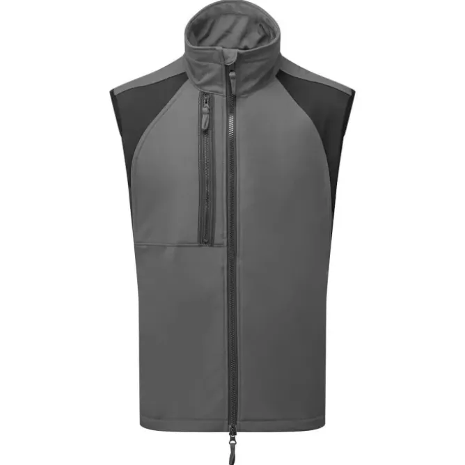 Gilet da Lavoro Multitasche Softshell Antivento Impermeabile Portwest CD876