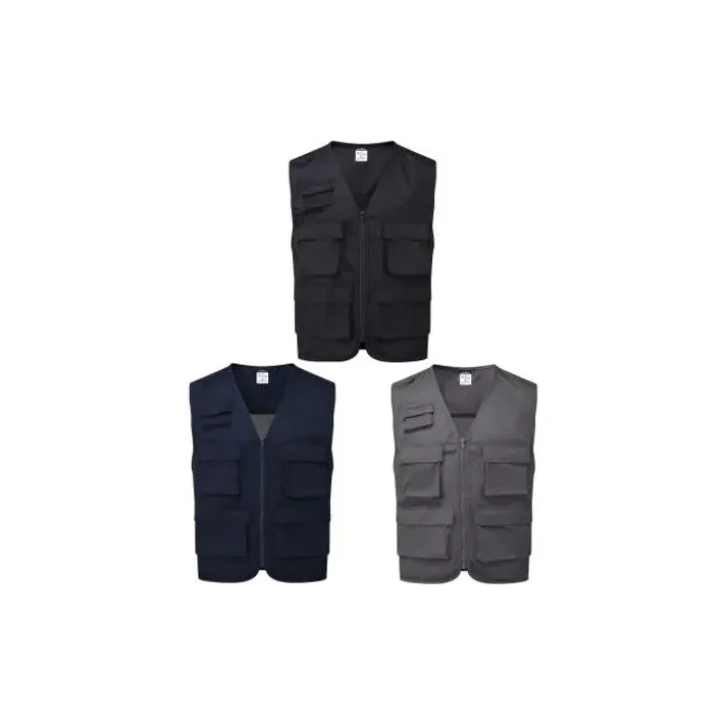 Gilet da Lavoro Multitasche Zip Intera Portwest C704