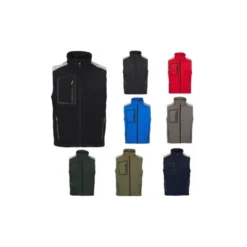 Gilet da lavoro Payper Stream Vest Pad lite AY 7653 Multitasche Strecth Softshell