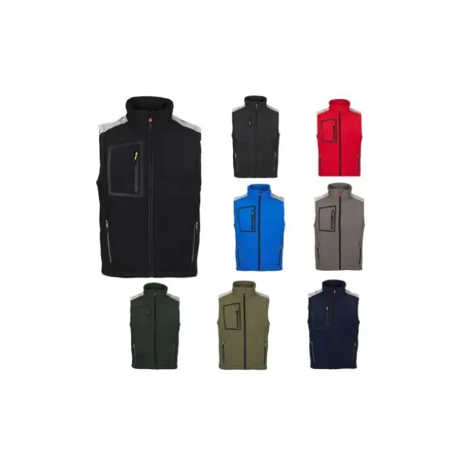 Gilet da lavoro Payper Stream Vest Pad lite AY 7653 Multitasche Strecth Softshell