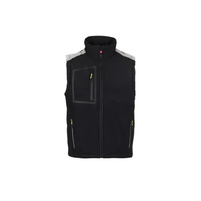 Gilet da lavoro Payper Stream Vest Pad lite AY 7653 Multitasche Strecth Softshell