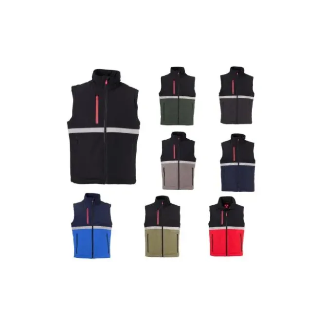 Gilet da Lavoro Payper Wise Vest Pad AY 7283 Multitasche Softshell Stretch