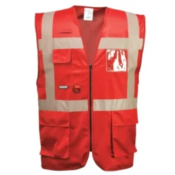 Gilet da Lavoro Portwest Alta Visibilità Iona Executive Multitasche F476