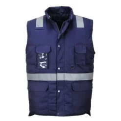 Gilet da Lavoro Portwest Alta Visibilità Iona Imbottito Multitasche EN 17353 Tipo B3 F414