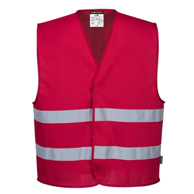 Gilet da Lavoro Portwest Alta Visibilità MeshAir Iona F374