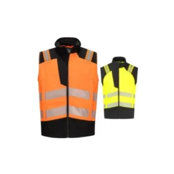 Gilet da Lavoro Portwest Alta Visibilità FR719 Softshell Impermeabile Ignifugo